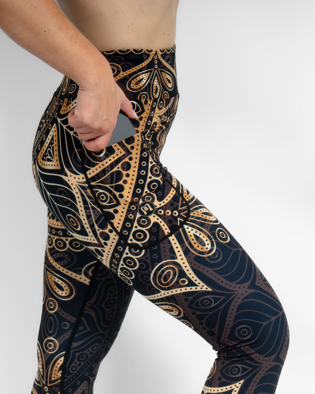 Aya Golden Mandala Winter Leggings