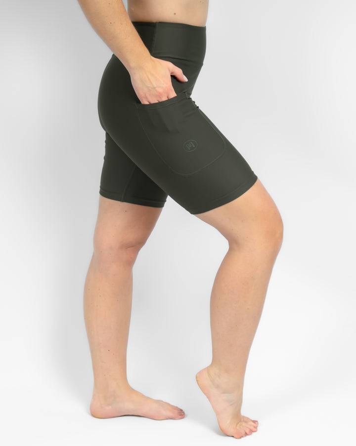 Signature Deep Olive Shorts