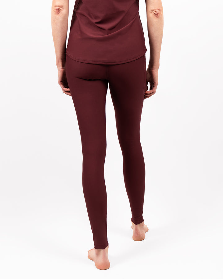 Signature Deep Bordeaux Leggings