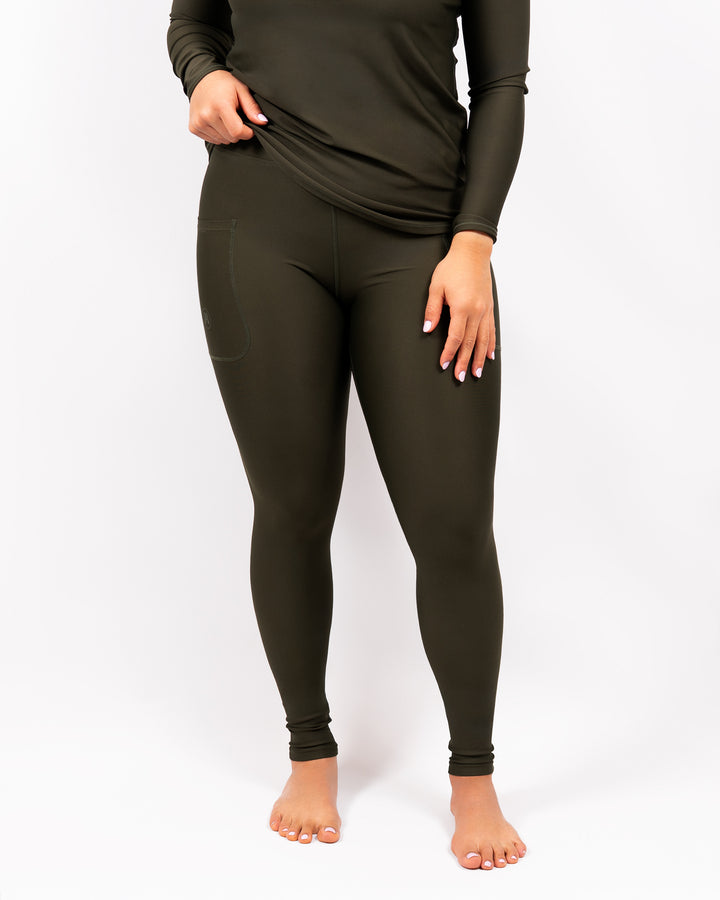Signature Deep Olive Leggings