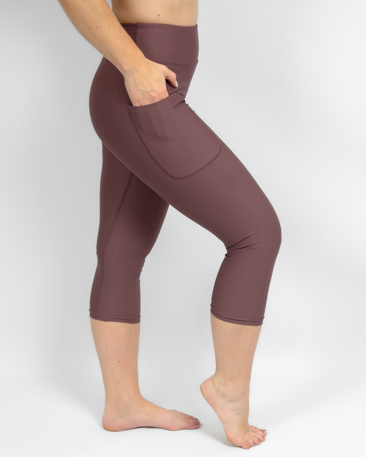 Signature Dusty Rose Capri