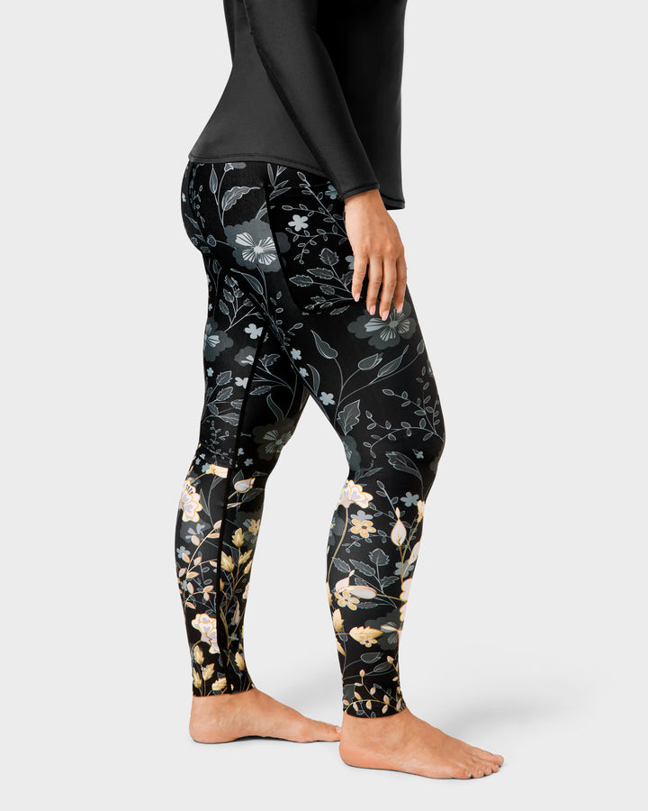 Signature Elegant Floral Leggings