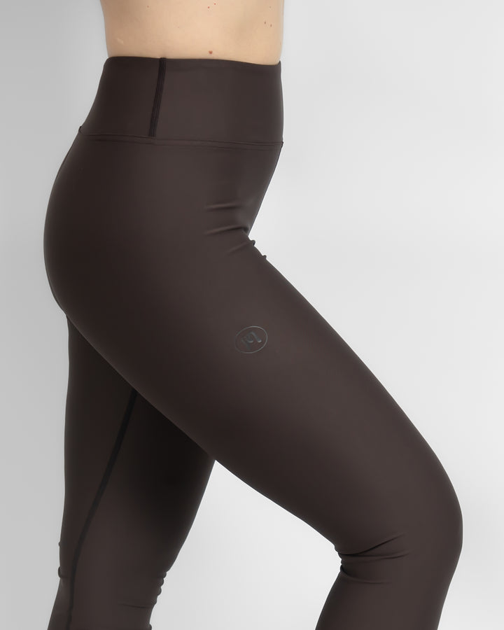 Hope Mocha Brown Leggings Without Pockets