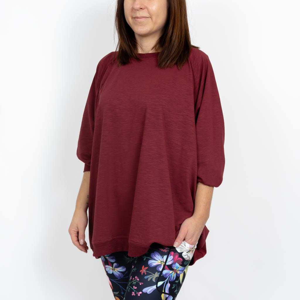 Marley Relaxed Bordeaux Shirt