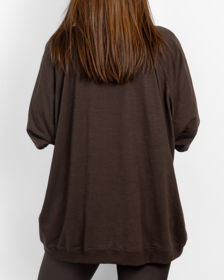 Marley Relaxed Mocha Brown Shirt