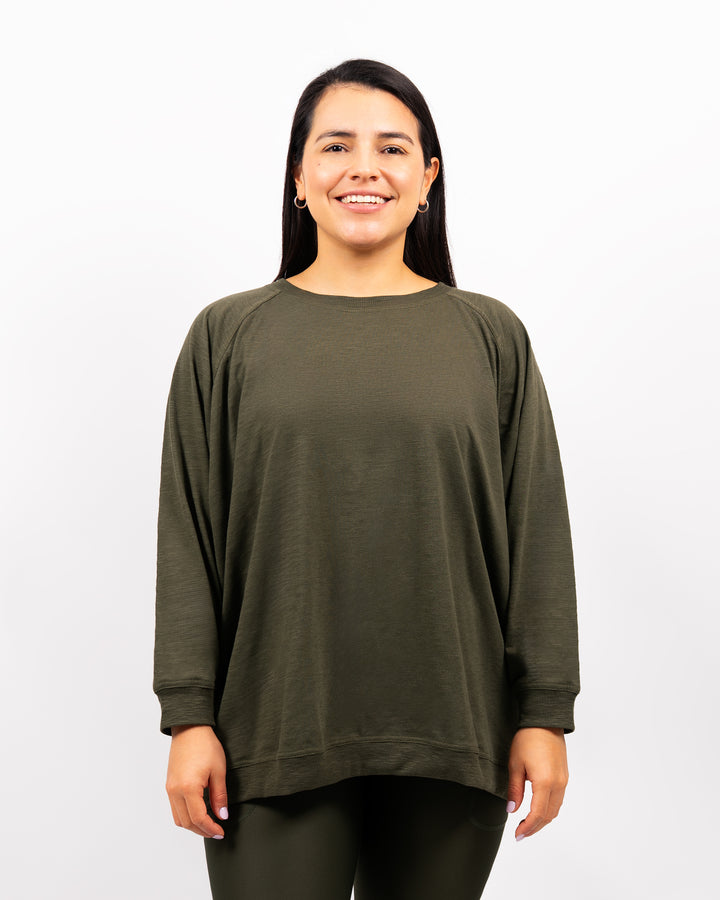 Marley Relaxed Deep Olive Shirt