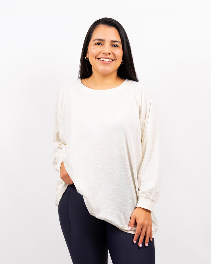 Marley Relaxed Off-White Shirt