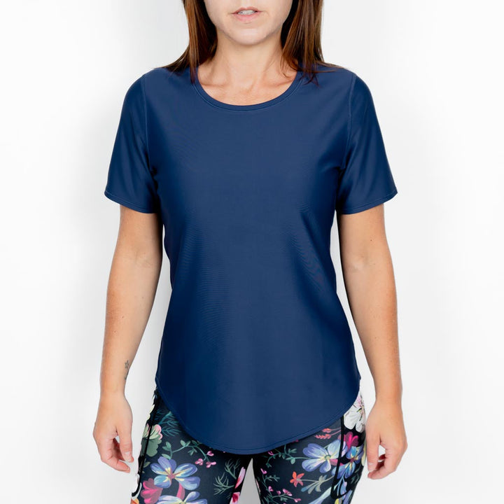 Vigga Fitted Navy T-Shirt