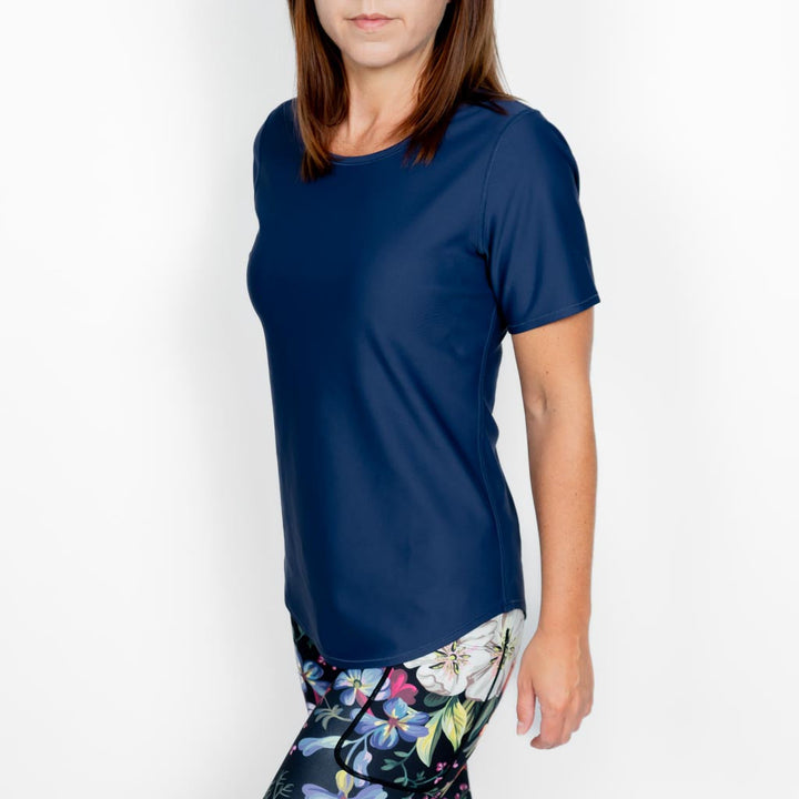 Vigga Fitted Navy T-Shirt